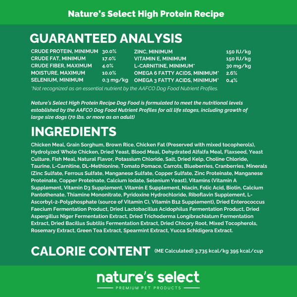 Select High Protein Recipe - Chicken & Rice