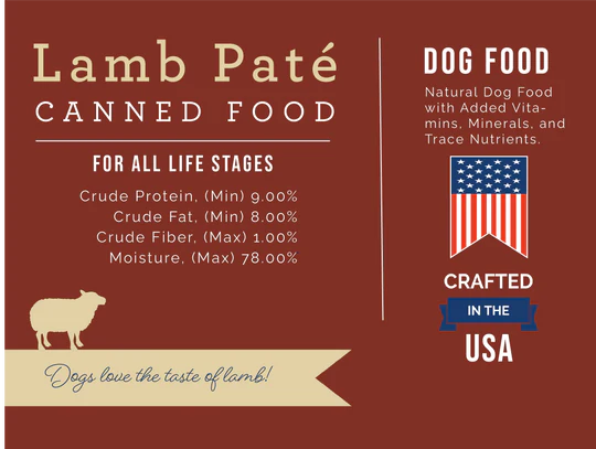 Nature’s Select - Lamb & Rice Formula Paté