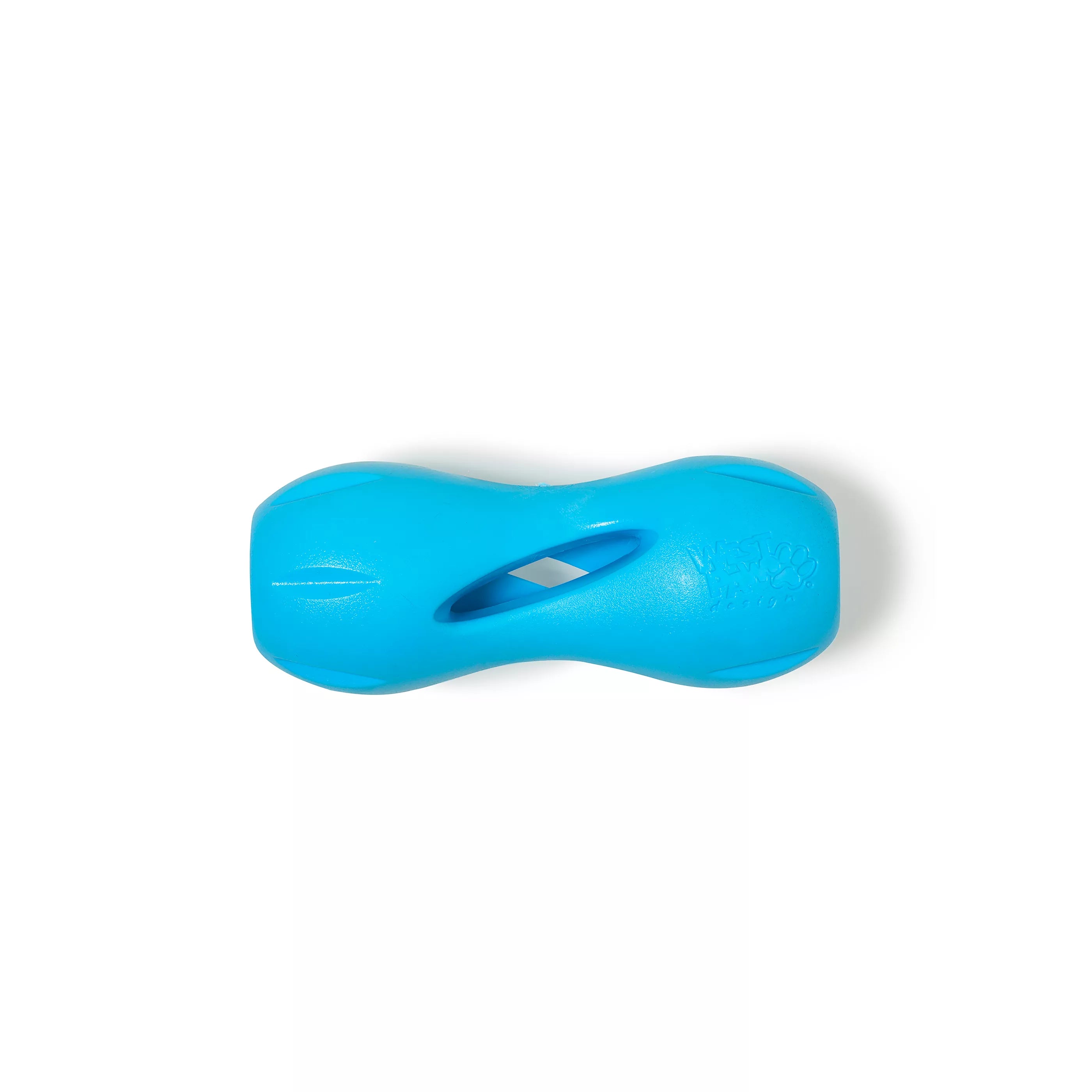 West Paw Qwizl Tough Treat Dispensing Dog Chew Toy, Aqua Blue