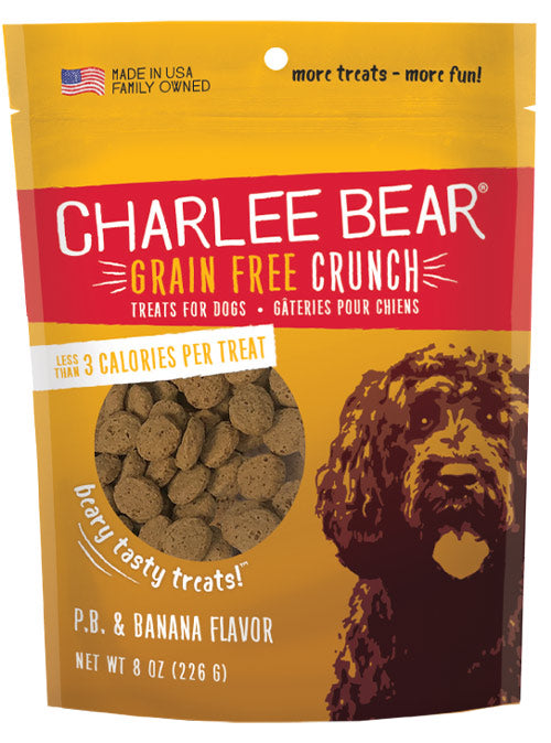 Charlie Bear -Grain Free (PEANUT BUTTER & BANNA 8oz)