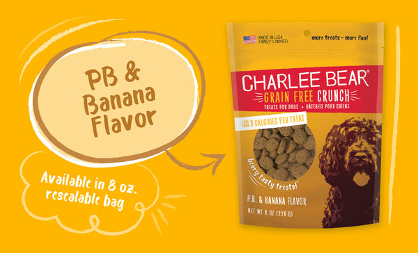 Charlie Bear -Grain Free (PEANUT BUTTER & BANNA 8oz)