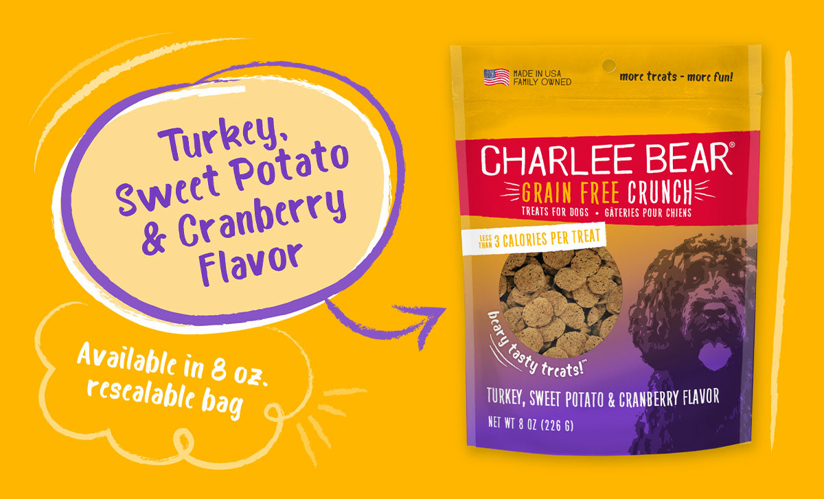Charlie Bear -Grain Free (TURKEY, SWEET POTATO & CRANBERRY 8oz)